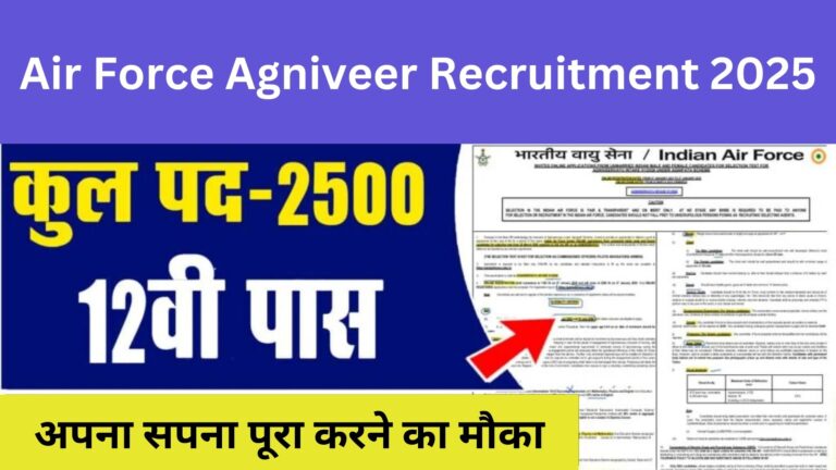 Air Force Agniveer Recruitment 2025