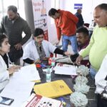 मुख्यमंत्री धामी के निर्देश पर हल्द्वानी मीडिया सेंटर में पत्रकारों हेतु लगाया गया निःशुल्क स्वास्थ्य शिविर, स्वस्थ पत्रकार, सशक्त लोकतंत्र की पहचान–मुख्यमंत्री