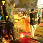 पुलिस लाइन देहरादून में आयोजित किया गया होलिका दहन कार्यक्रम, एसएसपी दून द्वारा पुलिस परिवार के बच्चो तथा परिजनों के साथ मनाई होली