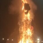 देहरादून में धूम धाम से मनाया गया दशहरा पर्व का त्यौहार,. रावण के साथ कुम्भकरण ओर मेघनाथ के पुतले का किया गया दहन, मुख्यमंत्री पुष्कर सिंह धामी पहुंचे कार्यक्रम में